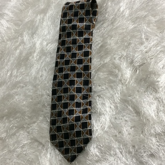 Manzoni silk tie NWOT - Picture 8 of 8